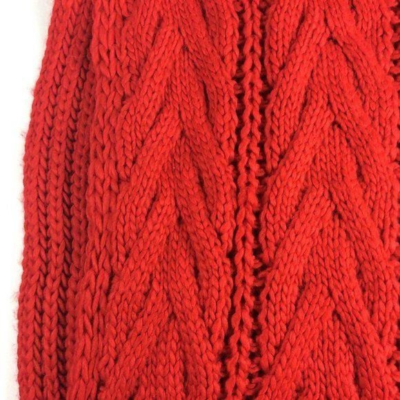 4/$25 BP Scarf Infinity Chunky Knit Red Womens One Size - Picture 3 of 12